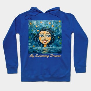 My swimming dreams design, v1 Hoodie